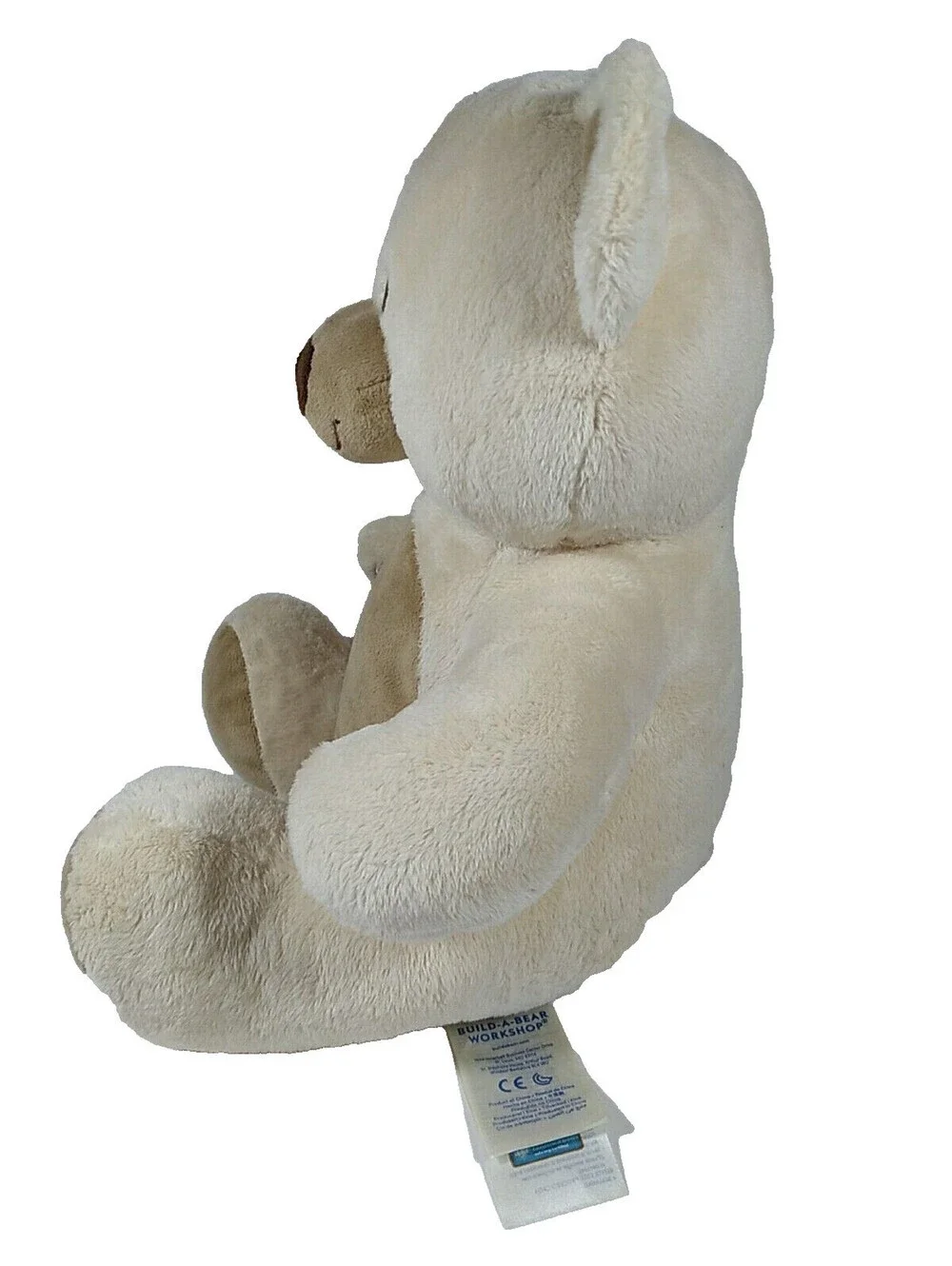 Build a Bear Velvet Hugs Ivory Tan Plush Teddy Asthma Allergy Friendly 022569